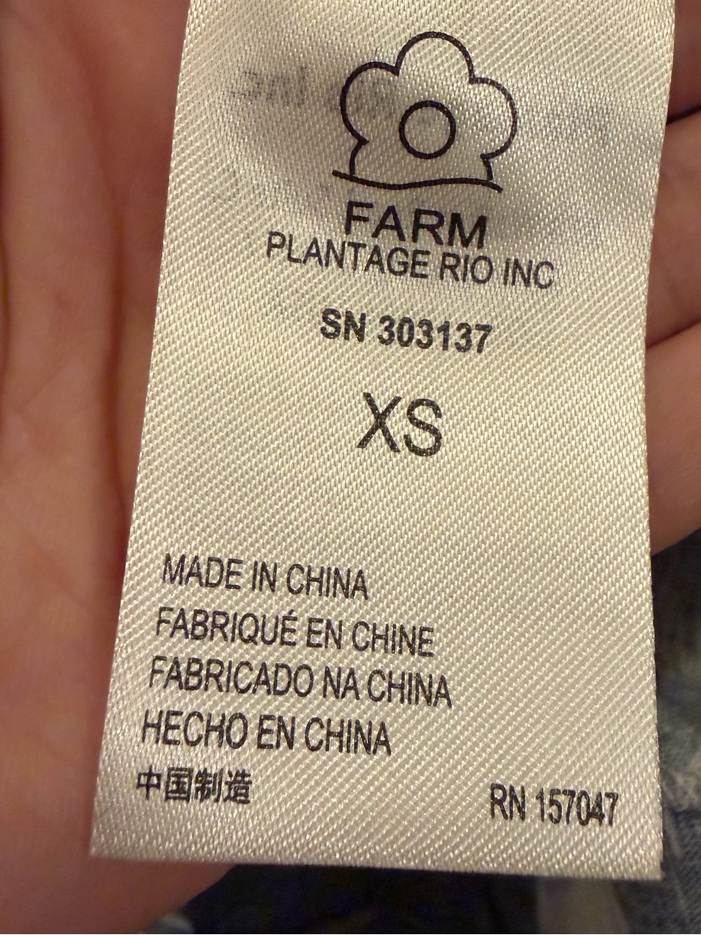 Farm Rio Graphic Rio Midi Dress Size XS - Picture 5 of 8